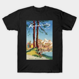 Kandersteg,Switzerland,Ski Poster T-Shirt